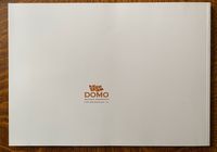 Katalog R&uuml;ckseite mit DOMO-Logo