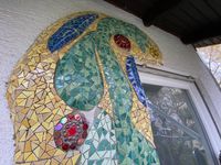 Badpanel - mit Mosaik beklebt